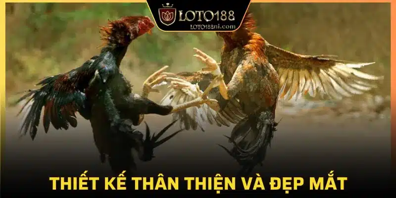 Đá gà Loto188 với giao diện ấn tượng